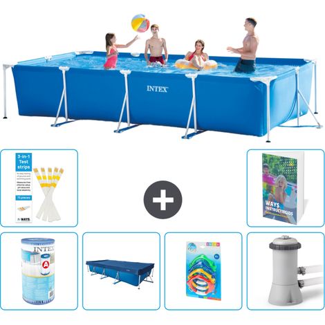 Rechteckiger Frame Pool - 450x220x84 cm - 7-teilig S19