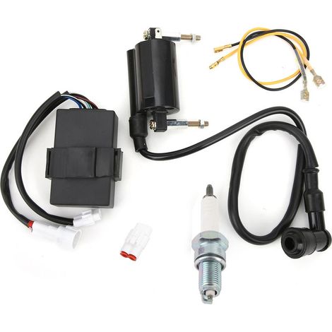 Bobine d'allumage CDI pour Kawasaki Bayou 300 KLF300B (1988-2004) - Bougie de rechange (1/5)