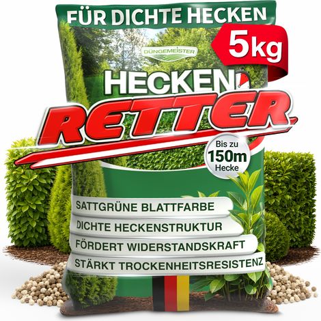 Heckenretter Heckendünger Turbo Dünger für grüne Hecken (5kg) (1/5)
