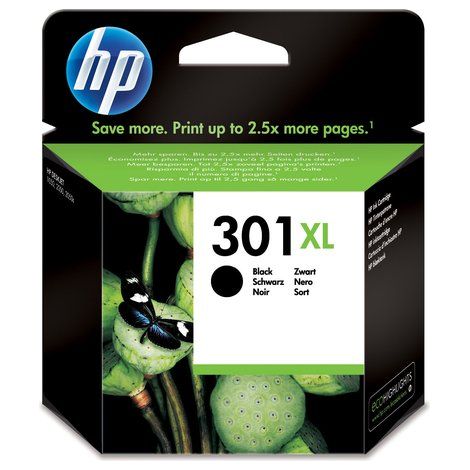 HP 301XL HPCH563EE High Yield Black Original Ink Cartridge Cartuccia d'Inchiostro 1 pz Resa Elevata XL (1/2)