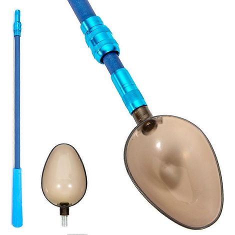 Seau à appâts rétractable, système d'emboîtement, 2 sections, doseur de lancer, outils et équipements de pêche