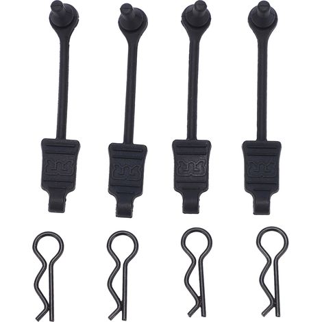 4PCS Fixation Carrosserie Clip Coque Retenue Verrouillage pour ARRMA Senton 1/10 Voiture RC (1/5)