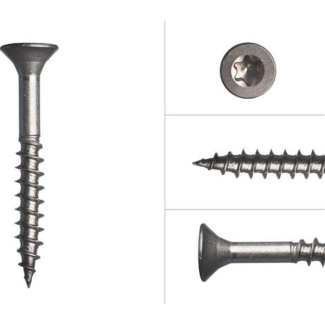 Spanplattenschrauben Edelstahl A2 5 x 40 mm Torx 25 - 200 Stück