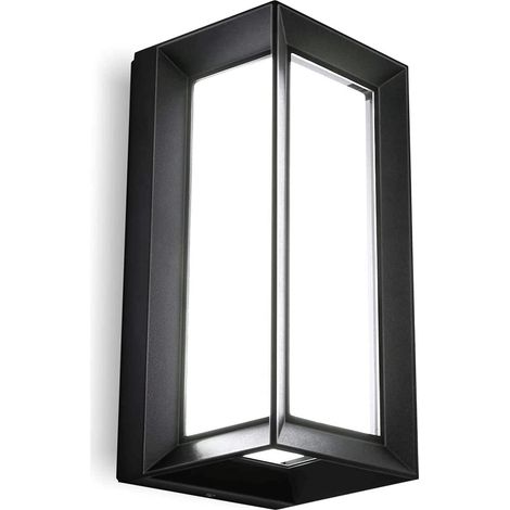 Applique Murale Moderne Extérieure Extérieur Étanche Éclairage Mural Extérieur LED Applique Murale Jardin Lampe Murale IP65 Noir Mat (1/5)