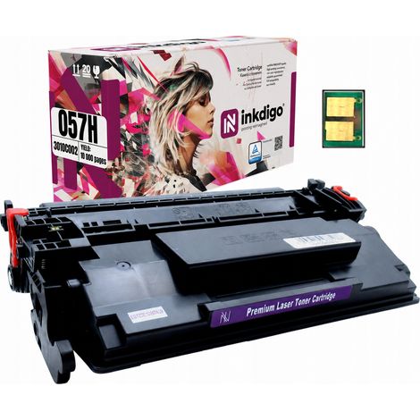 Toner Inkdigo CRG057H compatibile con Canon i-Sensys LBP236dw MF443dw MF449x, certificato TÜV. (1/5)