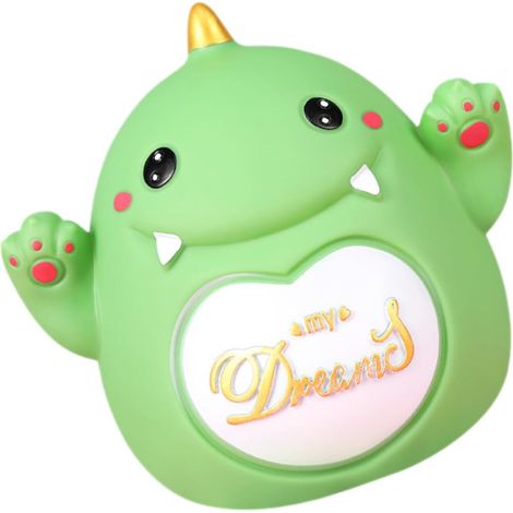 Tirelire Dinosaure Vert en Vinyl Décoration de Fête et Coffre à Pièces pour Garçon et Filles (1/5)