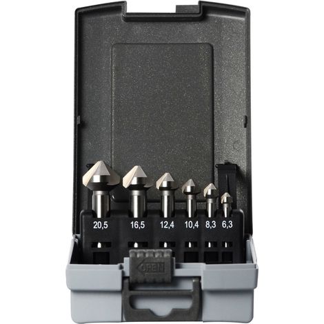 Projahn Kegelsenker-Set HSS-Co 5% ECO 6-tlg. Ø 6,3-8,3-10,4-12,4-16,5-20,5 mm (1/2)