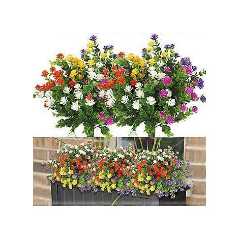 Hochwertige künstliche PE-Blumen, multifunktionale Dekoration für den Innen- und Außenbereich, biegsame Stiele und verstellbare Größe, realistisch (1/5)