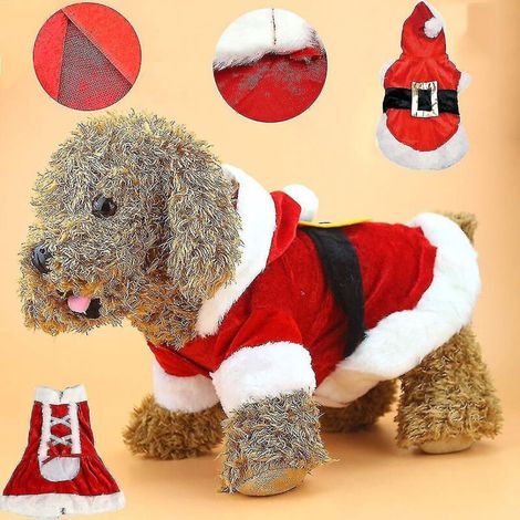 Déguisement d'Halloween pour chiot/chiot : cape araignée rouge - Taille L (1/5)