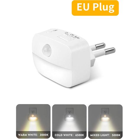 Nachtlicht mit Bewegungsmelder, 2 LED-Leuchten für Schränke, batteriebetriebene Akzentleuchte für Schränke, Flure, Treppenhäuser, Schlafzimmer (1/5)