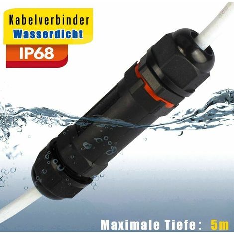 Boîte De Raccordement Étanche - IP68 - 24 A - 450 V - Plage De Câble Ø 0 À 13 Mm - Pour Éclairage Extérieur Et Souterrain - 5 Pièces (1/5)