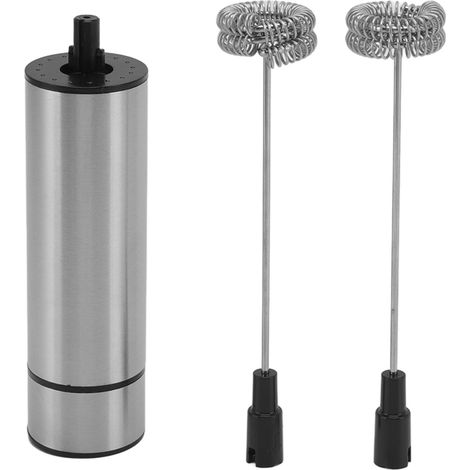 Mousseur à lait électrique sans fil, fouet à mousse manuel, mixeur silencieux pour café et cuisine (1/5)
