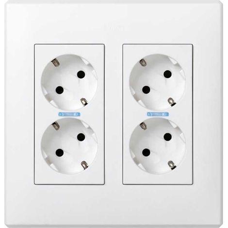 Kit eléctrico 2 módulos blanco SIMON 51000201-030