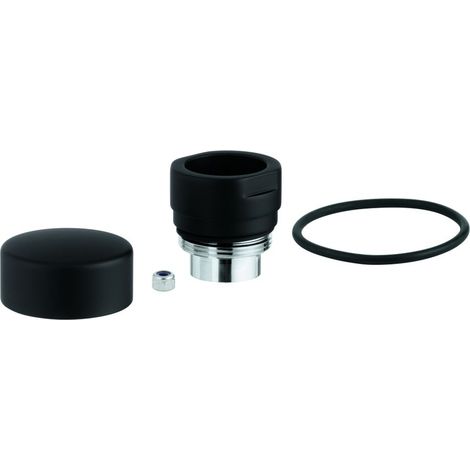 Grohe Umstellknopf für Umstellung Wanne/Brause, Phantom Black, 46721KF0 (1/2)