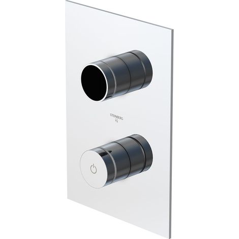 Steinberg iFlow - Elektronische Unterputzarmatur, für 2 Verbraucher, mit Körper, Chrom 390 4126 (1/5)
