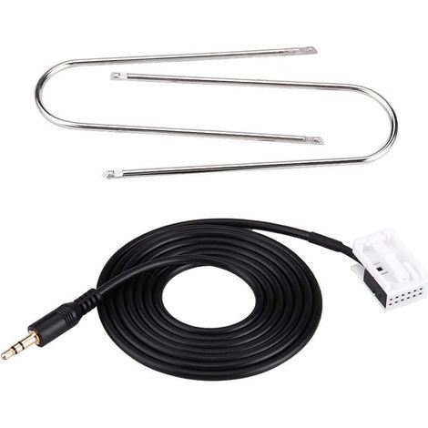 Aux-Kabel, 3,5-mm-Klinkenstecker, High-Speed-Audioadapter, für Peugeot 207 307 C5 (1/5)