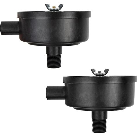Filtre Silencieux Compresseur D'air Accessoires, à air Comprimé 1/2" 20mm Male Filetage Plastiques Coque Air Compresseur Silencieux Filtres pour Les Chaudières à Compresseur D'air 2 Pièces
