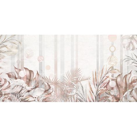 Papier peint panoramique - Plantes tropicales - 130 cm x 64 cm (1/2)