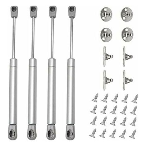 YMYNY 4Pcs Verin A Gaz 80N Verin Hydraulique Verin Meuble Amortisseur Porte Placard Pour Armoires Bibliothèques Meuble(4, 80N) (1/4)