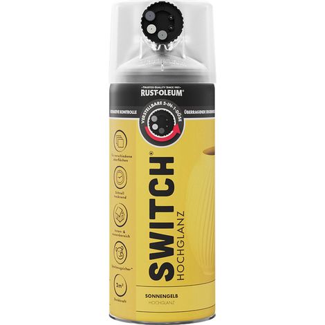 Rust-Oleum Sprühlack Switch 400 ml sonnengelb hochglanz Lackspray