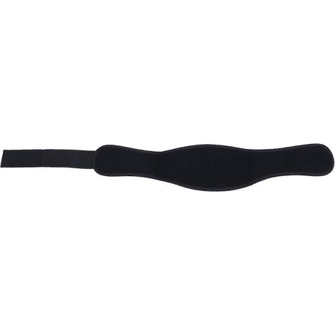 Ceinture de sport pour femme, idéale pour le maintien et le soutien lors d'exercices à domicile. Couleur : Noir. Dimensions : 86 x 17 x 1 cm. Absorption de la transpiration. Lot de 1. (1/5)