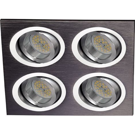 Anneau encastré hélium noir (4 lumières) CRISTALRECORD 03-064-00-115