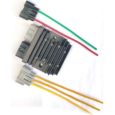 Voltage regulator for Honda CBR650F, Suzuki AN650, Yamaha YZF R1 and FZ09 motorcycles (1/4)
