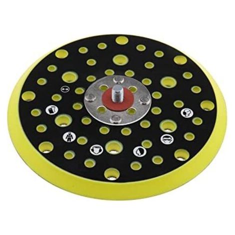 Tampon de ponçage 150 mm – 54 trous pour ventilation – Compatible Mirka CEROS DEROS – Pour meulage et polissage précis (1/4)