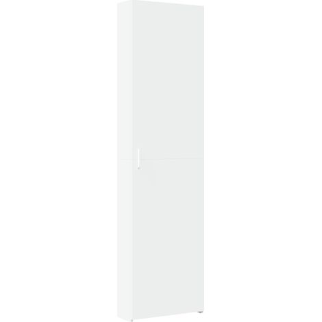 Credenza cassettiera mobile contenitore organizer cucina soggiorno salotto alto 50 x 425 x 185 cm legno ingegnerizzato bianco 020032462