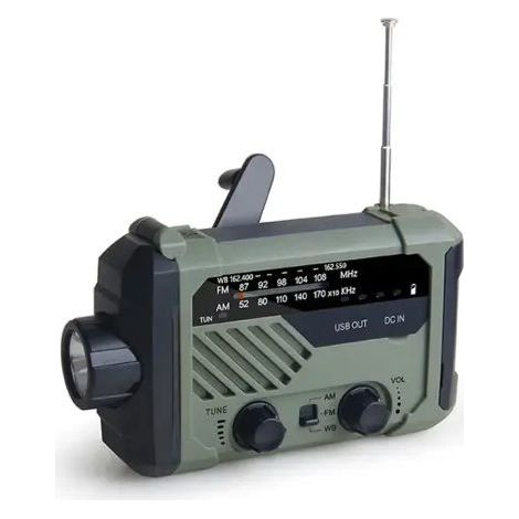 Tragbares Radio, 3-in-1-Notleselampe, 2000-mAh-Solarstrombank (1/5)