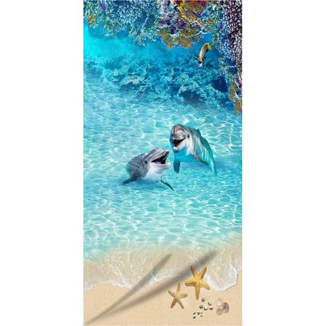 Serviette De Plage - Microfibre - 75 X 150 Cm - Antisable - Polyvalente - Pour Plage Piscine Voyage - 1 Pièce (1/4)