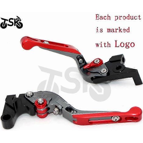 Levier de frein et d'embrayage pliable/extensible CNC avec logo, 20 couleurs, pour Kawasaki Z1000 SX Z1000SX Tourer 2017 (F) (1/5)