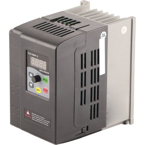 Variateur de fréquence monophasé vers triphasé VFD 220-240V entrée, sortie 0-240V, commande moteur 2,2kW 9,5A (1/5)