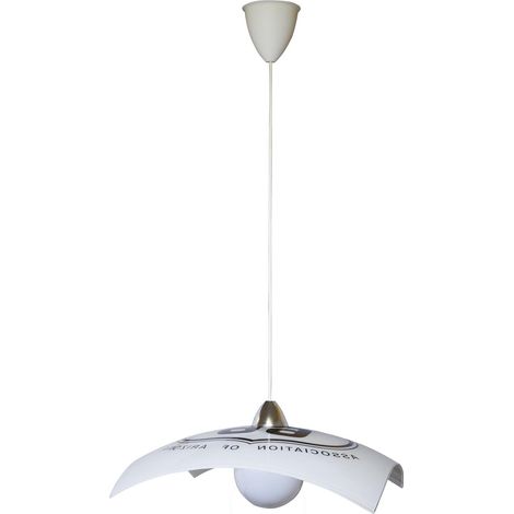 ROUTE66 LAMPADA SOSPENSIONE DA SOFFITTO E27 1 LUCE 40X40 (1/2)