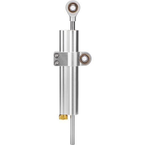 Support amortisseur de direction universel moto CNC en alliage d'aluminium stabilisateur accessoire argent (1/5)