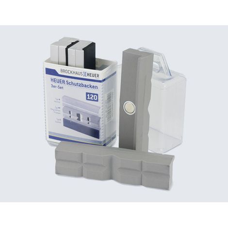 Heuer Schraubstockbacken Set 3-teilig, Schutzbacken zu Schraubstock 120 mm (1/4)