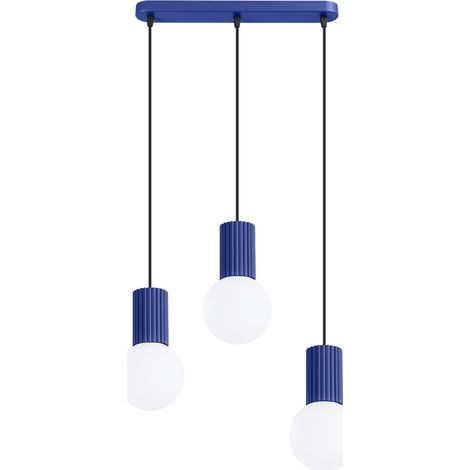 Sollux Halo Suspension Bar Ultramarine 3x G9 (1/5)