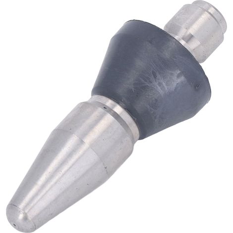 Buse turbo pointue pour nettoyeur haute pression 5000 PSI, mini-buse compacte en acier inoxydable, pour remplacement, grande tête, 3 trous arrière 3/8" NPT