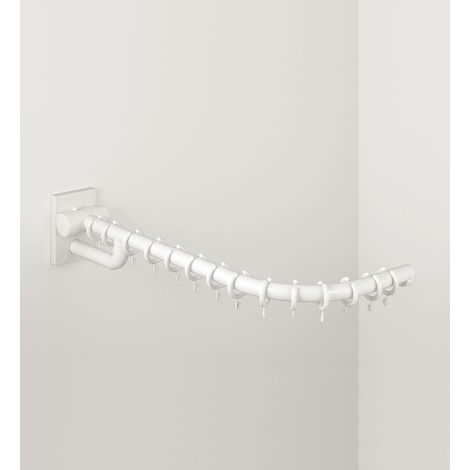 pba 01 Duschspritzschutz R, klappbar, zur Montage an Klappgriff/Rosette (1/2)