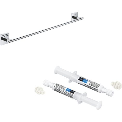 Las ventajas del Grohe Start Cube 60 cm Grohe Start Roofer &43 Grohe QuickGlue A2 para acceder con dos placas de fijación: fácil de escalar Producto resistente y sólido fijaciones ocultas g (1/2)