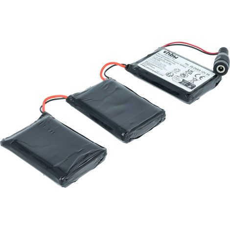 vhbw Battery Replacement for Macna K-BAT-12VOLT-3.0A for Heated Motor Bike Gloves (3000 mAh, 11.1 V, Li-polymer)