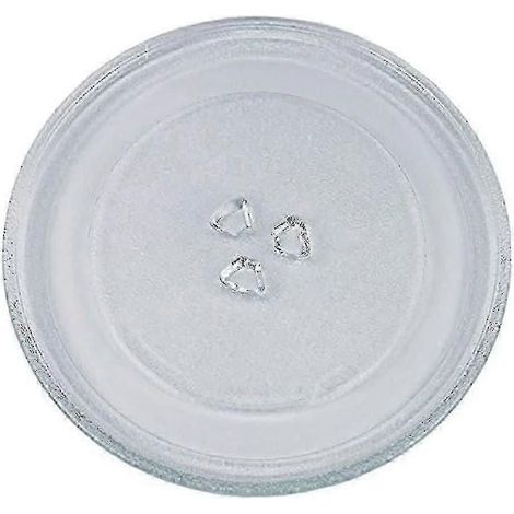 Universeller 24,5 cm Mikrowellen-Drehteller aus Glas mit 3 Befestigungen (1/5)