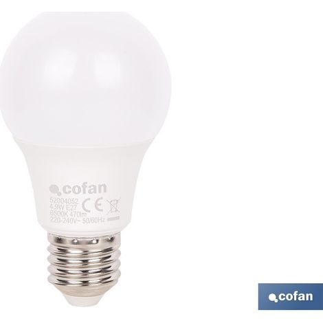 LED-Leuchtmittel Classic E27 4,9 W 470 Lm 6500 K (1/4)