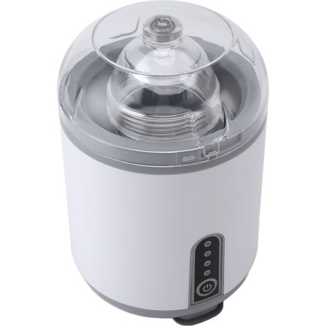 Appareil à œufs dorés électrique rechargeable 1200 mAh, mélangeur automatique de jaunes et blancs d'œufs avec couvercle transparent en polycarbonate et base antidérapante pour le petit-déjeuner. (1/5)
