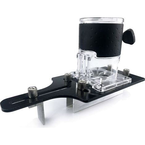 Outil de rainurage avec connecteur de positionnement dissimulé Châssis de machine à mortaiser avec connecteur deux-en-un dissimulé et positionnable, machine à ébarber les moules, outils pour le travai (1/5)