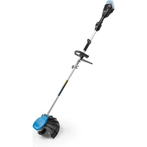 Débroussailleuse sans Fil 18V brushless, Coupe-Bordures avec tête à Fil et Lame, débroussailleuse sans Fil pour Herbe, Mauvaises Herbes et végétation Dense au Jardin, sans Batterie (1/5)
