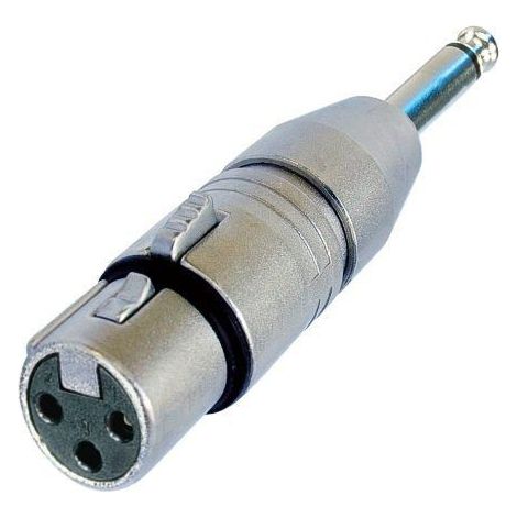 Neutrik NA2FP XLR-Adapter XLR-Buchse - Klinkenstecker 6.35 mm Mono 1 St.