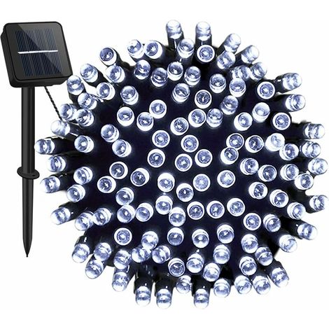Solar Lights Outdoor Garden,200 LED 72ft/22m Solar String Lights 8 Modes IP65 Waterproof Outdoor/Indoor Solar Powered Lighting for Yard,Pathway,Christmas Tree,Home,Wedding,Party (Cool White) (1/5)