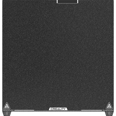 Plateforme d'impression PEI mate Creality K2 PLUS, compatible avec les fils de 1,75 mm : PLA, ABS, ASA, PETG, TPU, PC, PA,370 x 370 mm (1/5)