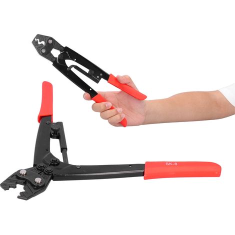 SK-8 8 mm² manuelle Kaltcrimpzange mit Ratschen-Kabelschuh-Crimpzange (1/5)